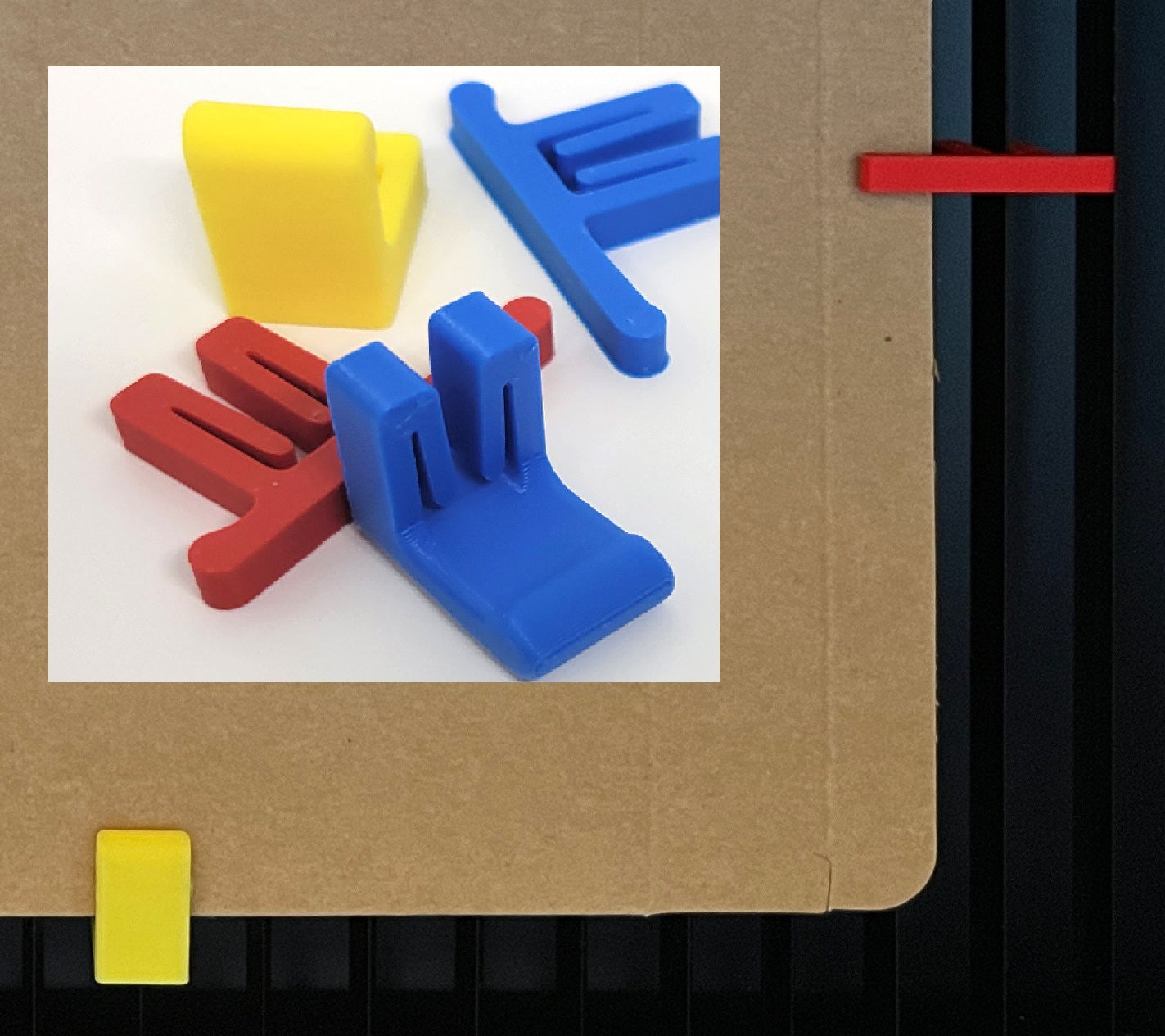 Bed Clips for Vision (We Create) Laser Engraver