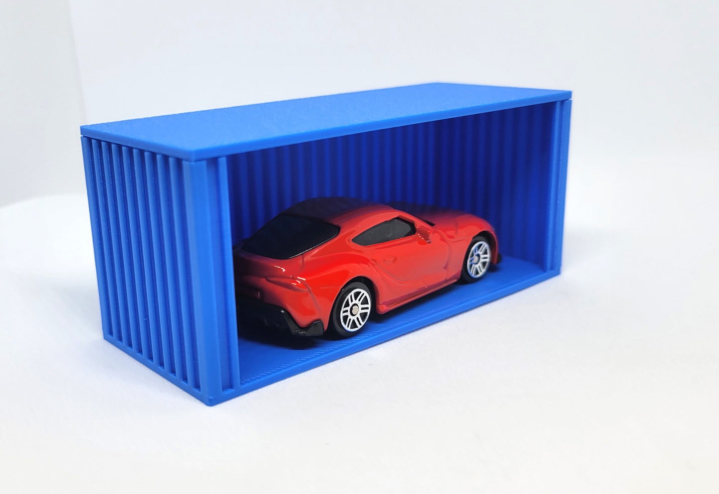 1:64 Scale Shipping Container for 1-64 Scale Model, Common Toy Cars, and Die Cast Replica Cars (3D Printed)