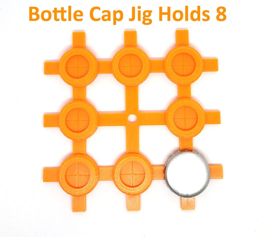 Jig for Bottle Cap Laser Engraving, Hobby Laser, Fiber Laser, Co2, Galvo, Etc.