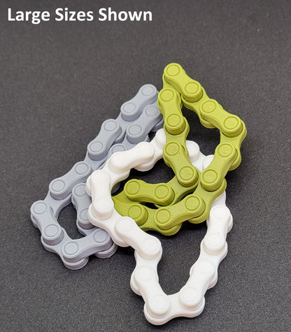 Chain Link Fidget Toy 3-sizes - great gift or stocking stuffer!